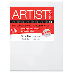 Fredrix Profile Cotton Canvas - 6" x 8", Gallerywrap