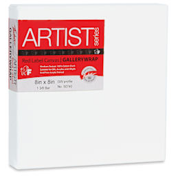 Fredrix Profile Cotton Canvas - 8" x 8", Gallerywrap