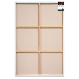 Fredrix Red Label Cotton Canvas - 48" x 72", Gallerywrap, back of packaging
