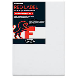 Fredrix Red Label Cotton Canvas - 5" x 7", 3/4" Profile