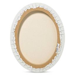 Fredrix Convexo Canvas - 24" x 36", Oval, back of canvas