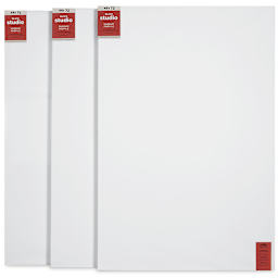 Blick Studio Stretched Cotton Canvas - Museum Profile, 48" x 72", Pkg of 3 (fronts)