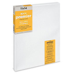 Blick Premier Stretched Cotton Canvas - Gallery Profile, Splined, 11" x 14" (side view)