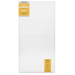 Blick Premier Stretched Cotton Canvas - Gallery Profile, Splined, 20" x 40" (front)