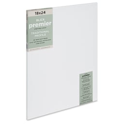 Blick Premier Stretched Cotton Canvas - Traditional Profile, Splined, 18" x 24"