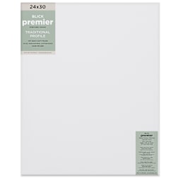 Blick Premier Stretched Cotton Canvas - Traditional Profile, Splined, 24" x 30", front