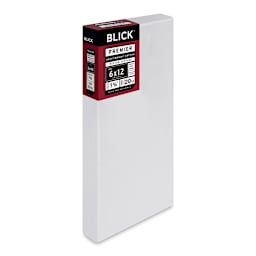 Blick Premier Heavyweight Stretched Cotton Canvas - 6" x 12", 1-3/8" Profile side view