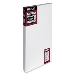 Blick Premier Heavyweight Stretched Cotton Canvas - 10" x 20", 1-3/8" Profile side view