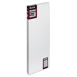 Blick Premier Heavyweight Stretched Cotton Canvas - 10" x 30", 1-3/8" Profile side view