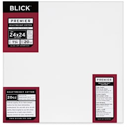 Blick Premier Heavyweight Stretched Cotton Canvas - 24" x 24", 1-3/8" Profile