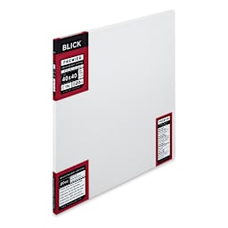 Blick Premier Heavyweight Stretched Cotton Canvas - 40" x 40", 1-3/8" Profile side view