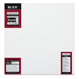 Blick Premier Heavyweight Stretched Cotton Canvas - 40" x 40", 1-3/8" Profile