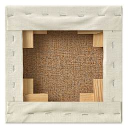 Blick Premier Belgian Linen - 10" x 10", Oil-Primed, 1-3/8" Profile, back