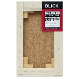 Blick Premier Belgian Linen - 10" x 16", Oil-Primed, 1-3/8" Profile, back with packaging