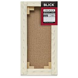 Blick Premier Belgian Linen - 10" x 20", Oil-Primed, 1-3/8" Profile, back with packaging