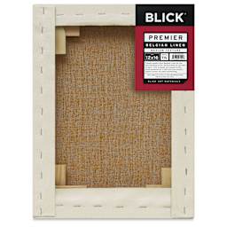 Blick Premier Belgian Linen - 12" x 16", Oil-Primed, 1-3/8" Profile, back with packaging