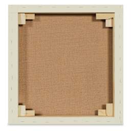 Blick Premier Belgian Linen - 16" x 16", Oil-Primed, 1-3/8" Profile, back