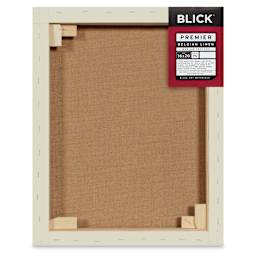 Blick Premier Belgian Linen - 16" x 20", Oil-Primed, 1-3/8" Profile, back with packaging