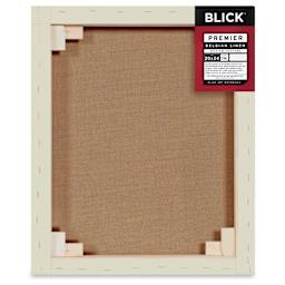 Blick Premier Belgian Linen - 20" x 24", Oil-Primed, 1-3/8" Profile, back with packaging