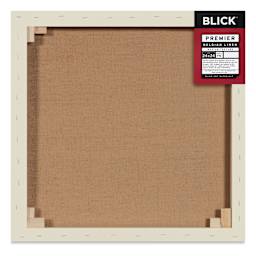 Blick Premier Belgian Linen - 24" x 24", Oil-Primed, 1-3/8" Profile, back with packaging