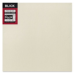 Blick Premier Belgian Linen - 24" x 24", Oil-Primed, 1-3/8" Profile, front