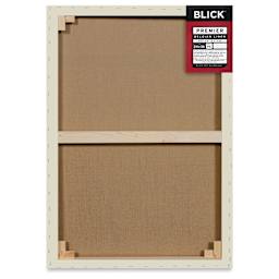 Blick Premier Belgian Linen - 24" x 36", Oil-Primed, 1-3/8" Profile, back with packaging