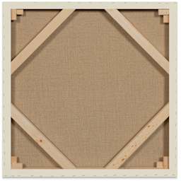 Blick Premier Belgian Linen - 30" x 30", Oil-Primed, 1-3/8" Profile, back