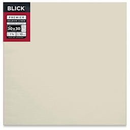 Blick Premier Belgian Linen - 30" x 30", Oil-Primed, 1-3/8" Profile, front