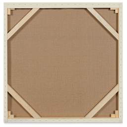 Blick Premier Belgian Linen - 40" x 40", Oil-Primed, 1-3/8" Profile, back