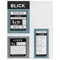 Blick Studio Linen Stretched Canvas - 8" x 10", Traditional 3/4" Profile