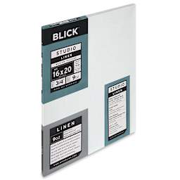 Blick Studio Linen Stretched Canvas - 16" x 20", Traditional 3/4" Profile (side view)