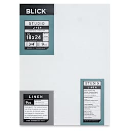 Blick Studio Linen Stretched Canvas - 18" x 24", Traditional 3/4" Profile