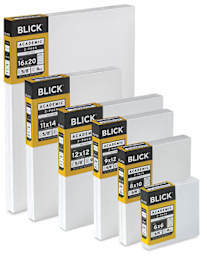 Blick Academic Canvas 2-Packs, View of assorted sizes