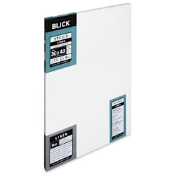 Blick Studio Linen Stretched Canvas - 30" x 40", Gallery 1-1/2" Profile (side view)