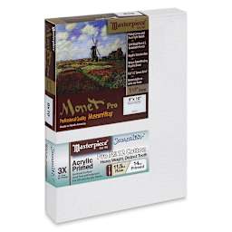 Masterpiece Monet Pro Sausalito Cotton Canvas - 8" x 10", Acrylic-Primed
