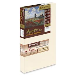 Masterpiece Monet Pro Linen Canvas - 6" x 12", Oil Primed