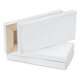 Blick Studio Mini Cotton Canvas - 2'' x 4'', White, Pkg of 4
