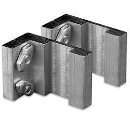 MUSEO ALU-Frame Aluminum Stretcher Bars and Parts - Heavy Duty Hangers, Pkg of 2