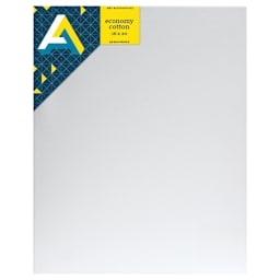 Art Alternatives Economy Cotton Stretched Canvas - 16" x 20", 5/8" deep