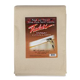 Fredrix Folded Blanket Canvas - 96" x 6 yds, Unprimed, front of packaging
