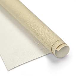 Blick Acrylic Primed Cotton Canvas - Medium, 72" x 10 yards, 12 oz, by the Roll, close-up of roll