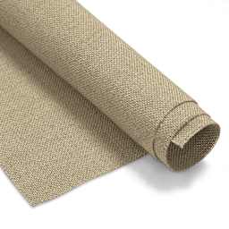 Blick Unprimed Belgian Linen Canvas - Type 74D, 54" x 50 yds, Roll, close-up of roll