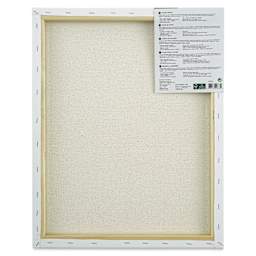 Liquitex Basics Stretched Cotton Canvas Pack - 16" x 20", Pkg of 3 (Back of package)