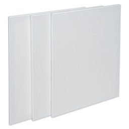Liquitex Basics Stretched Cotton Canvas Pack - 16" x 20", Pkg of 3 (Out of package)