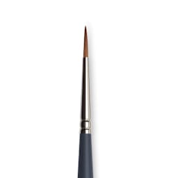Winsor & Newton Professional Watercolor Synthetic Sable Brush - Round, Size 3, Short Handle (close-up)