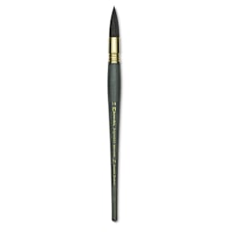 Escoda Aquario Gold Squirrel Mop Brush - Round Mop, Size 14, Short Handle (full length)
