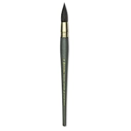 Escoda Aquario Gold Squirrel Mop Brush - Round Mop, Size 16, Short Handle (full length)