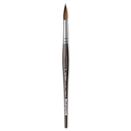 Da Vinci Colineo Synthetic Kolinsky Sable Brush - X Point Round, Size 12, Short Handle, close-up
