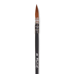 Raphaël Stradivarius Synthetic Kolinsky Sable Brush - Mop, Size 3/0, Short Handle, close-up