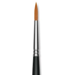 Utrecht Synthetic Sablette Brush - Long Handle, Round, Size 10, close-up